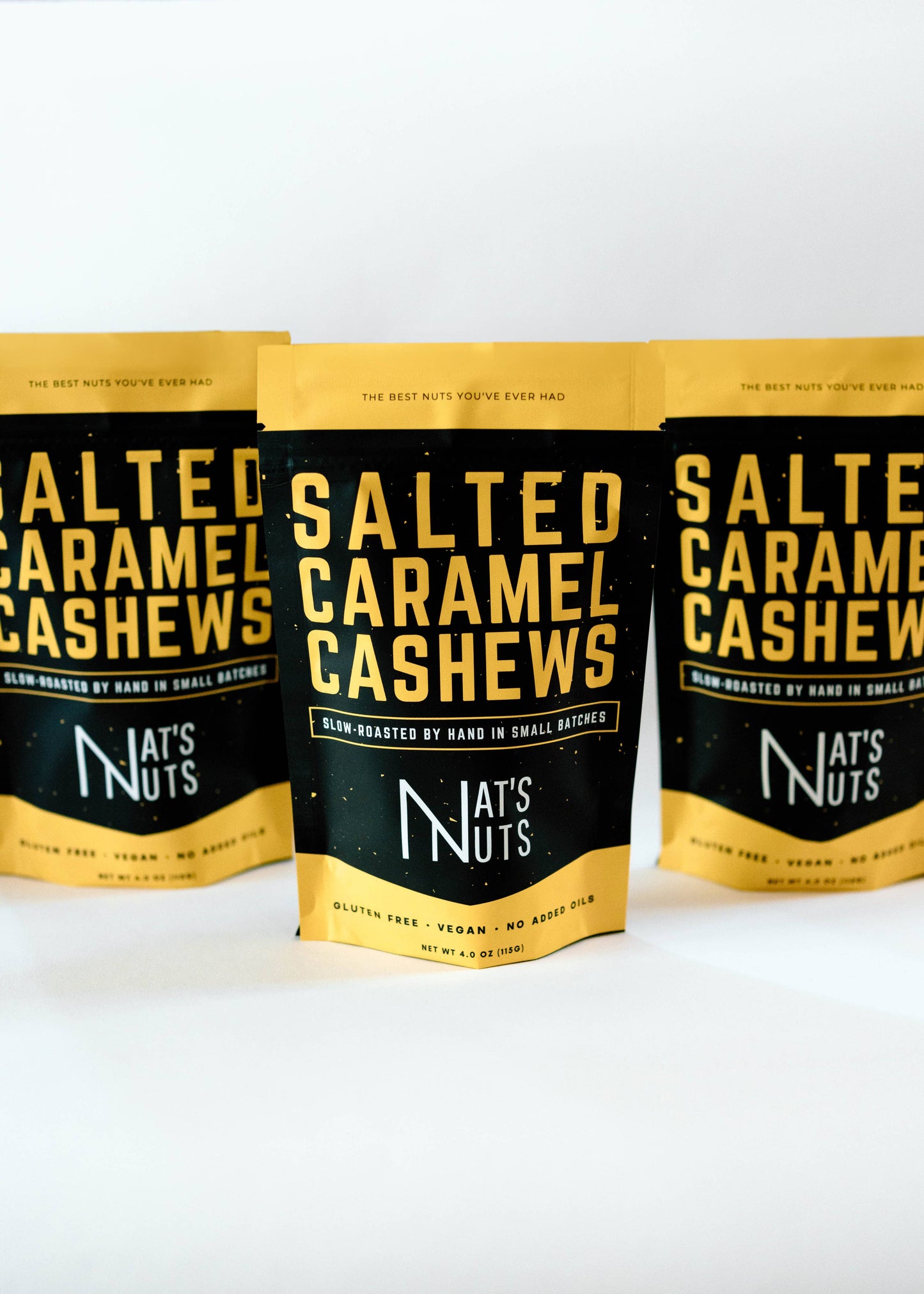 Salted Caramel Cashews | Gourmet Roasted Nuts