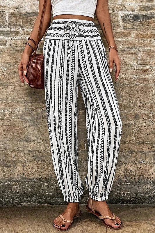 Boho Striped Pants