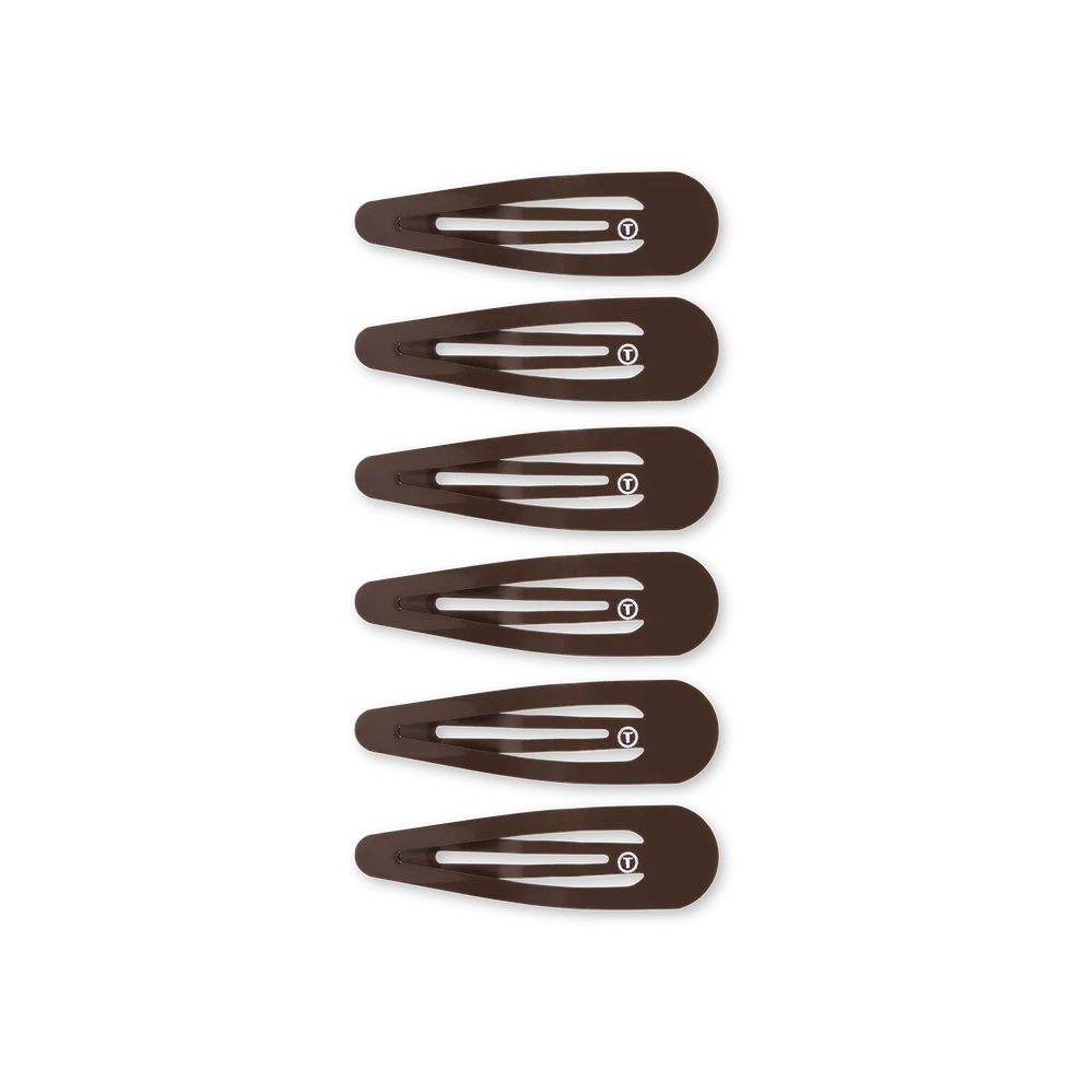 Brown Snap Clips