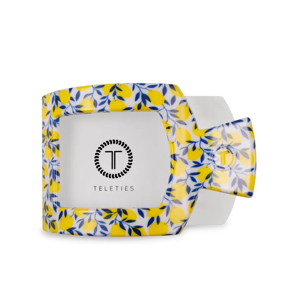 Limoncello Flat Square Hair Clip