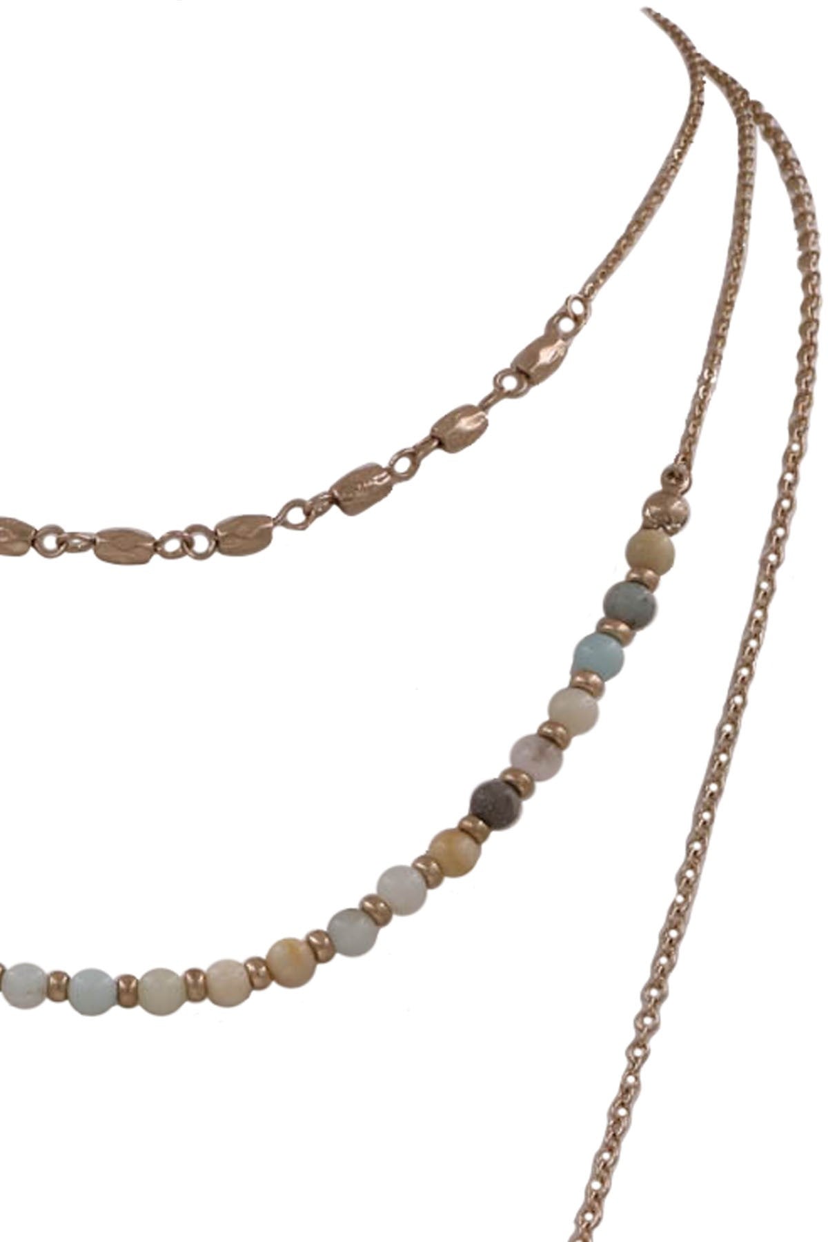 Metal Crescent Pendant Necklace & Earrings