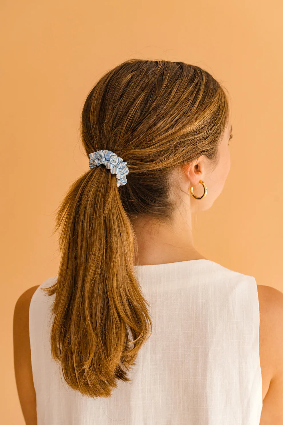 Totally Turquoise Silk Scrunchies