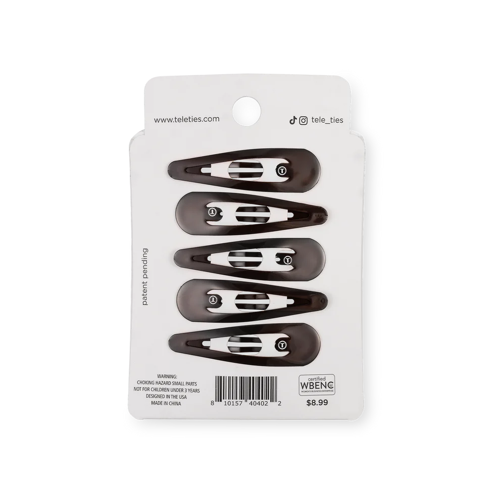 Brown Snap Clips