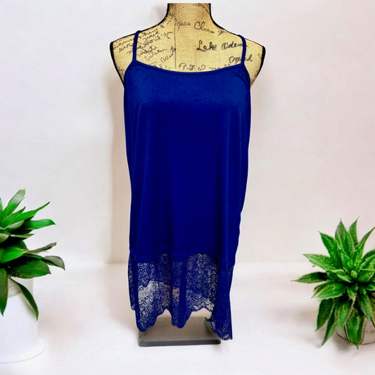 Extender Tank with Lace Trim