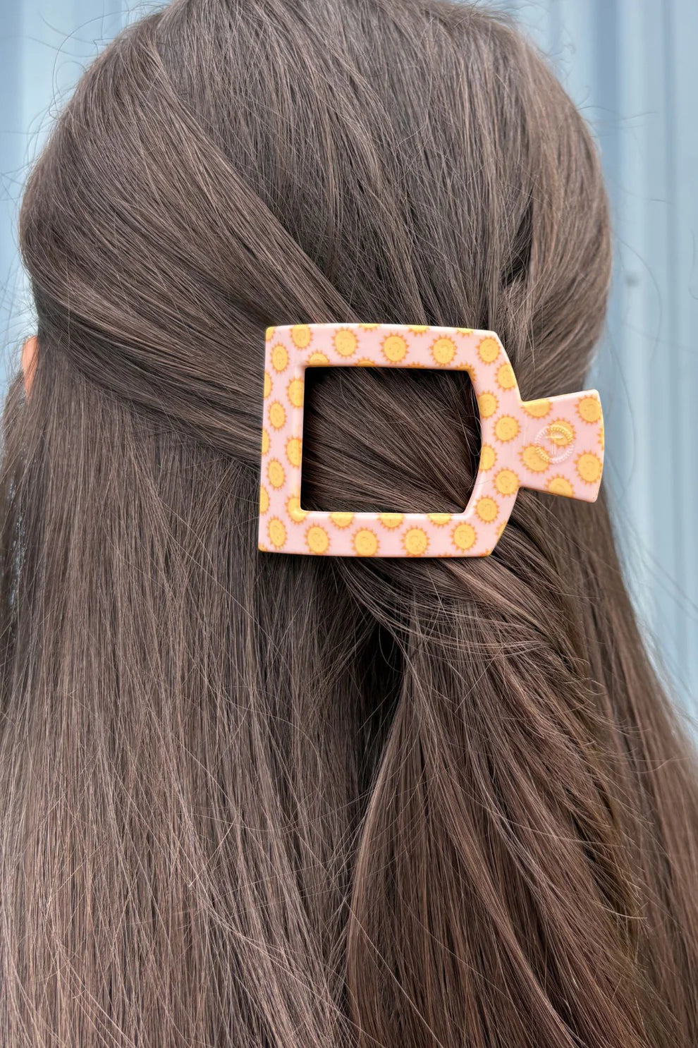 Sunny Days Flat Square Hair Clip
