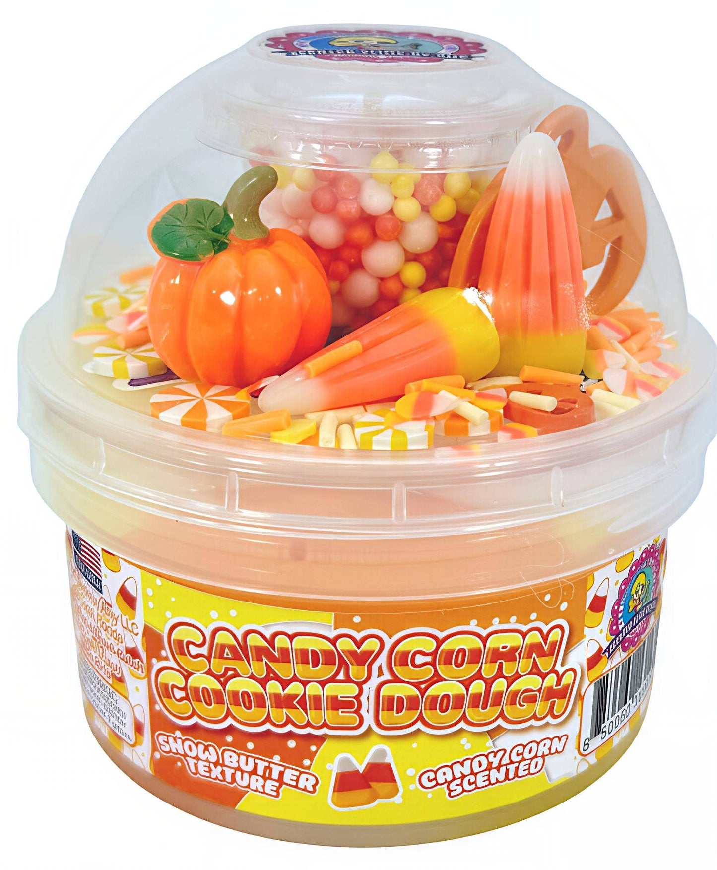Candy Corn Cookie Dough Slime