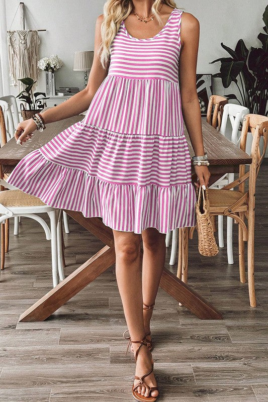 striped summer dress