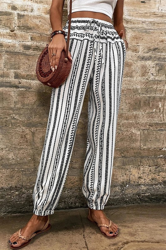 Boho Striped Pants