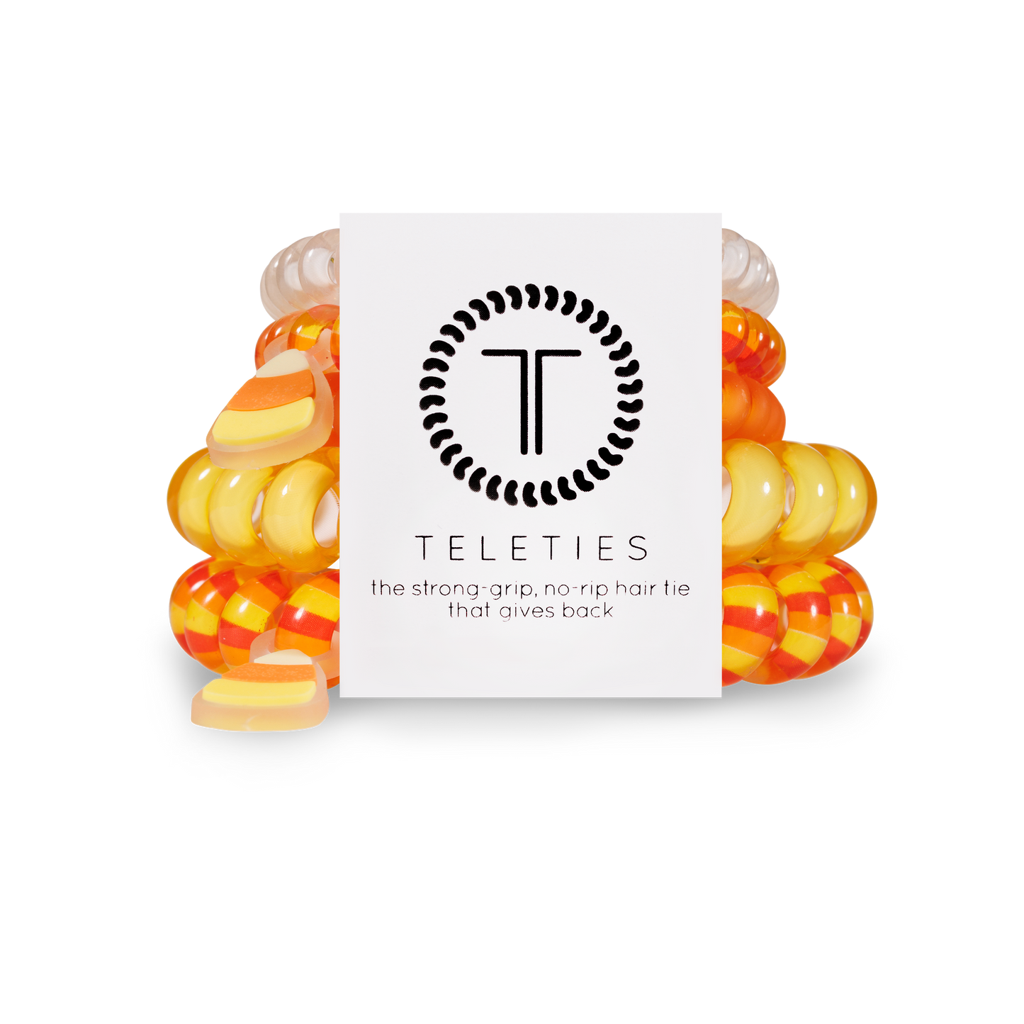 Spiral Hair Coils | Mixed Set | Candy Corn