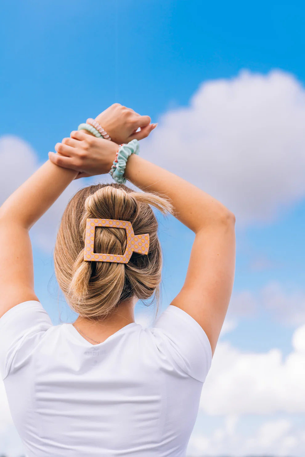 Sunny Days Flat Square Hair Clip