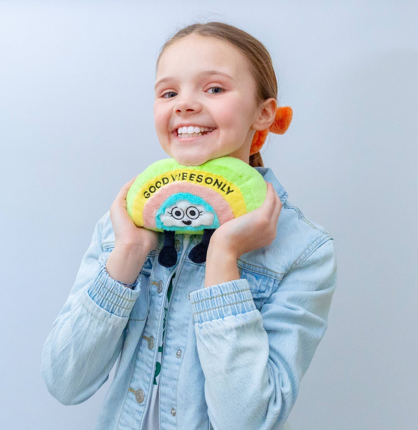 Good Vibes Only Rainbow Plush