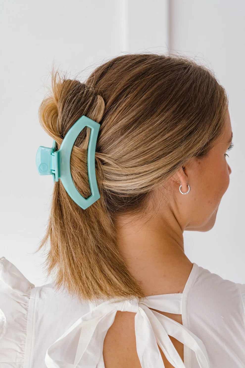 Open Totally Turquoise Claw Hair Clip