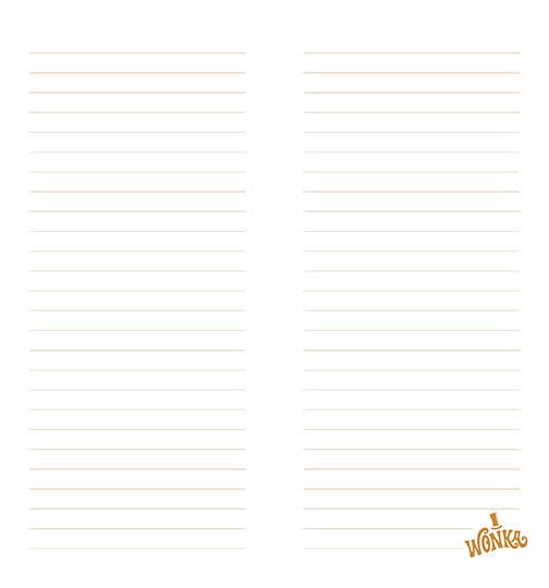 Willy Wonka and the Chocolate Factory: Wonka Bar Journal