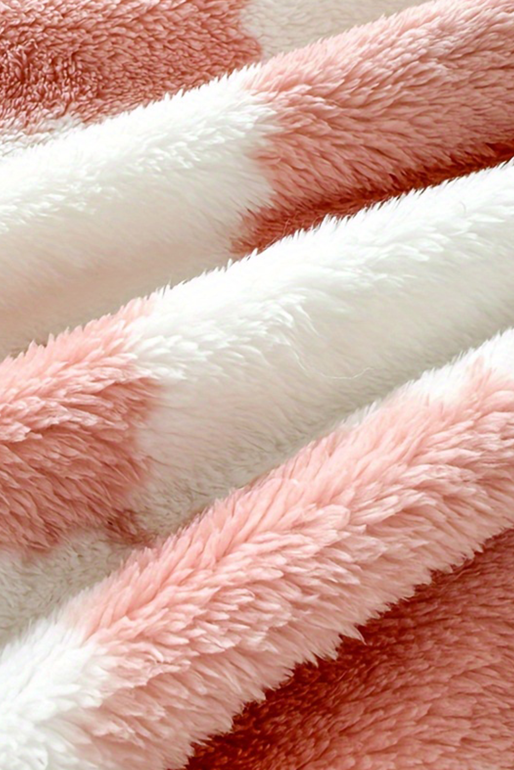Checkered Fluffy Coral Fleece Blanket