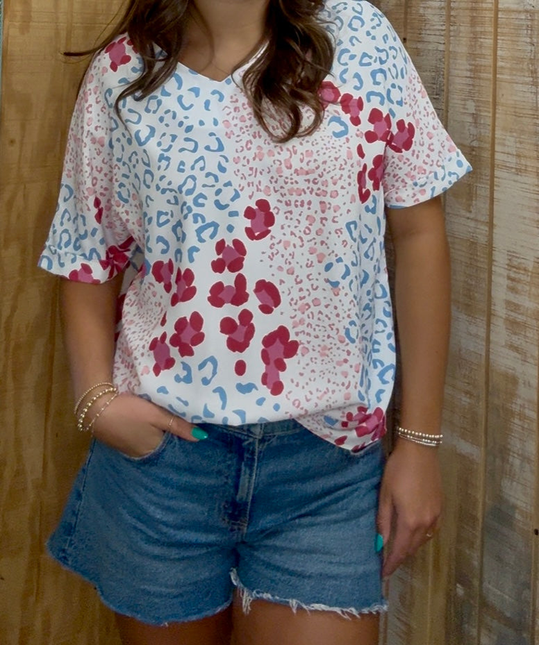 pink leopard shirt