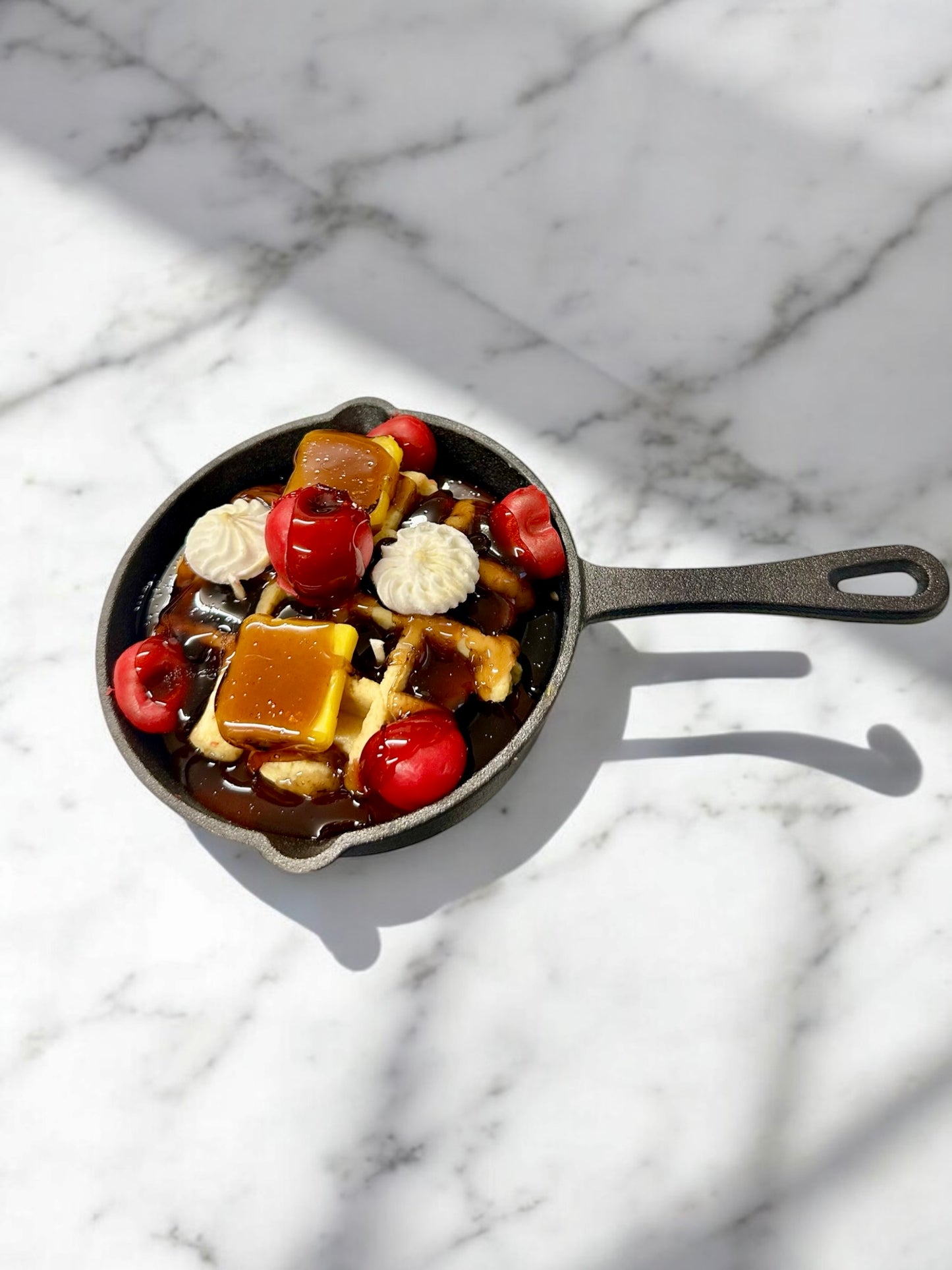 Cherry Waffle Skillet Candle
