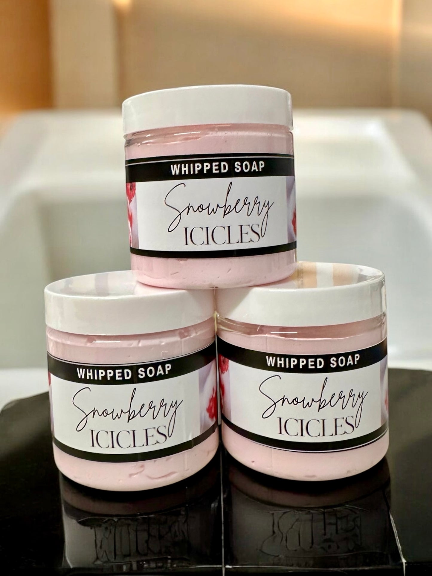 Snowberry Icicles Whipped Soap
