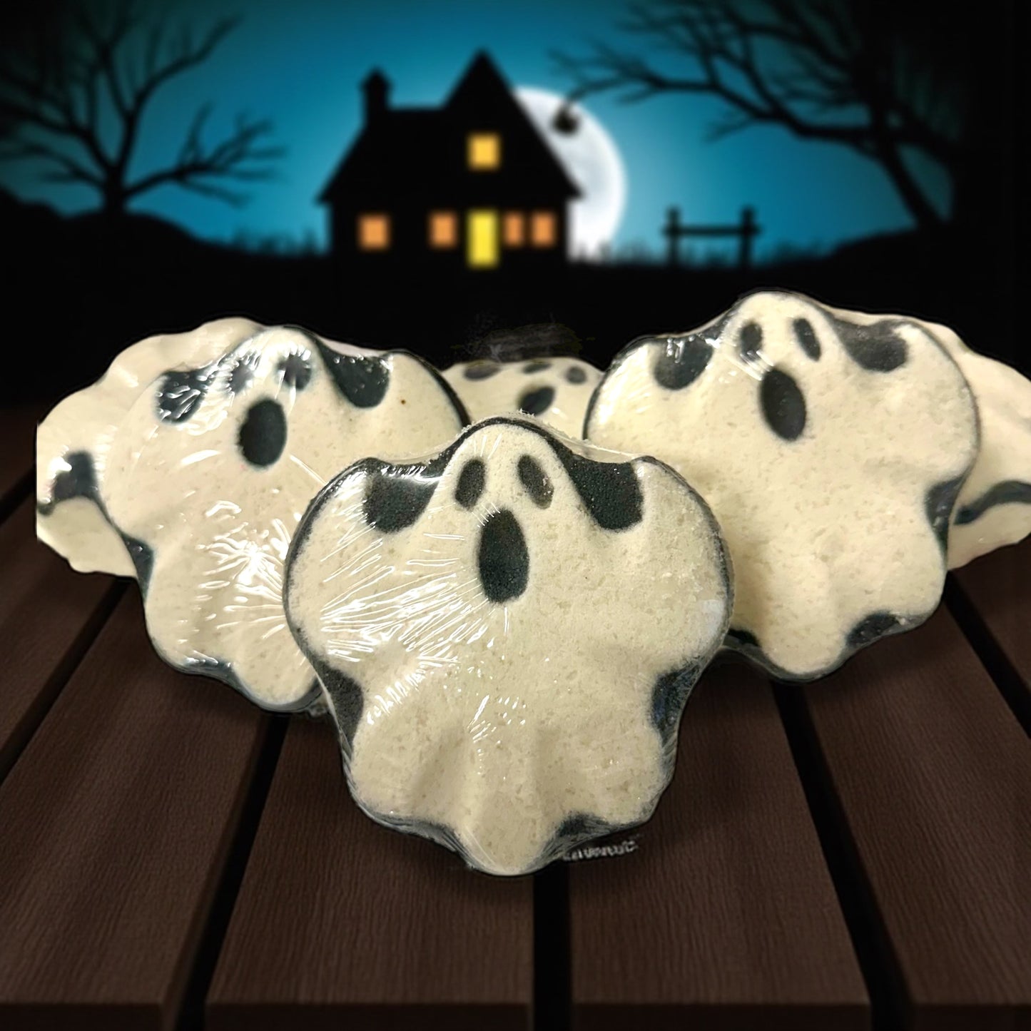 Doodlations Friendly Ghost Bath Bombs