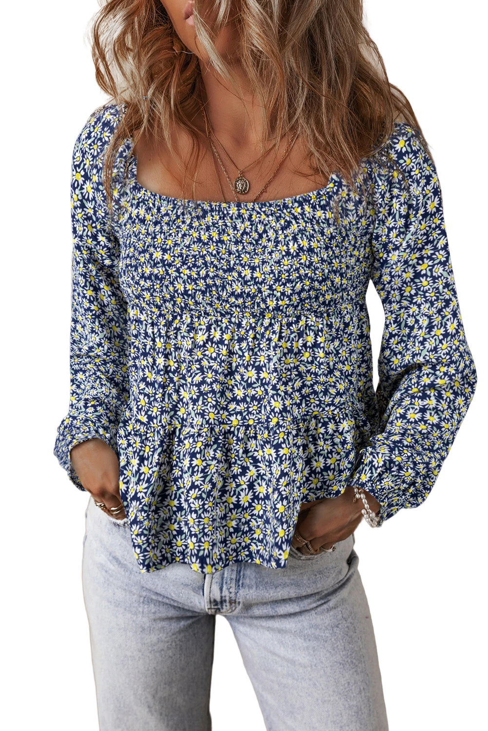 The Eve - Boho Floral Blouse
