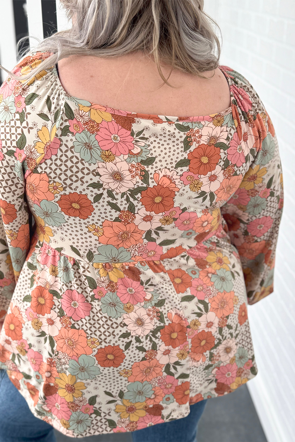The Caroline - Flower Print Blouse