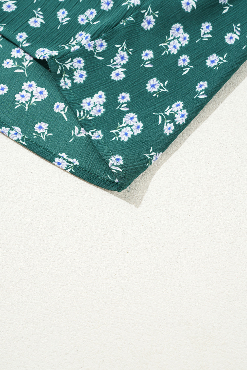 The Ivy - Floral Ruffle Tie Back Blouse