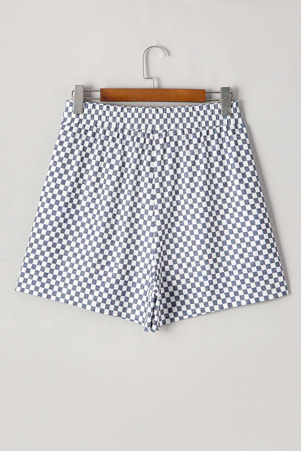Gray Checkered Shorts