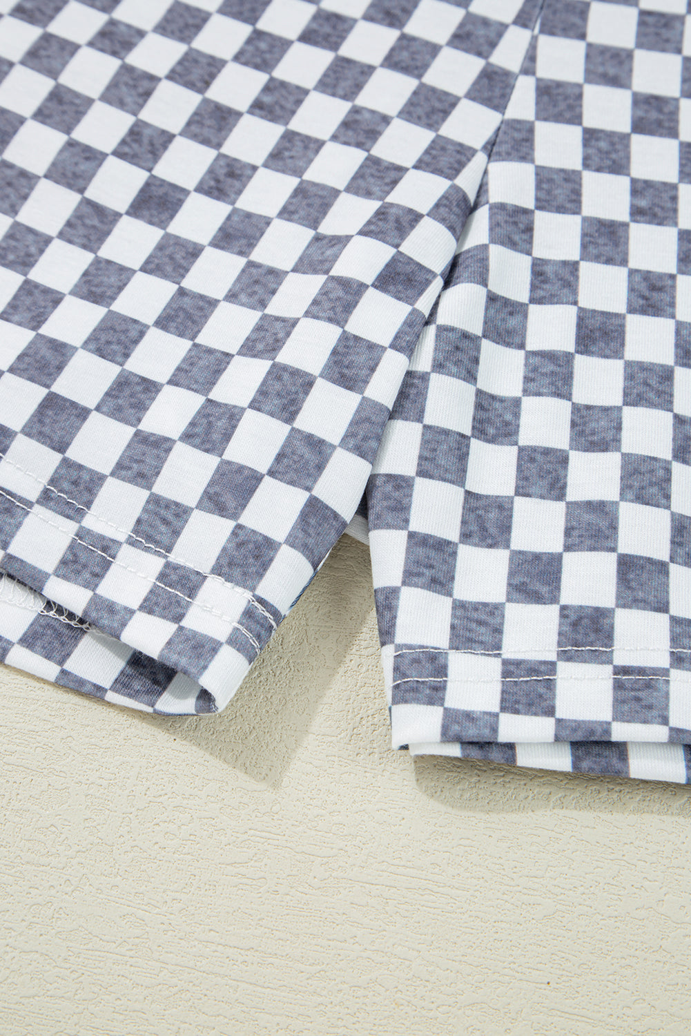 Gray Checkered Shorts