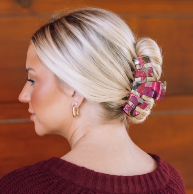 Teleties Classic Garden Glam Claw Clip