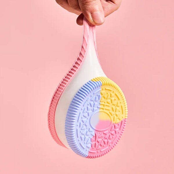 SqueezeSquad Taba Deluxe Premium Silicone Squishy Fidget Toy - Sandwich Cookie