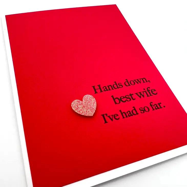 Best Wife Anniversary Card - Doodlations Coffee Bar & Boutique