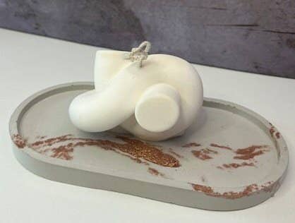 Oval Cement Tray |Concrete Tray| Oval Tray| Decorative Tray
