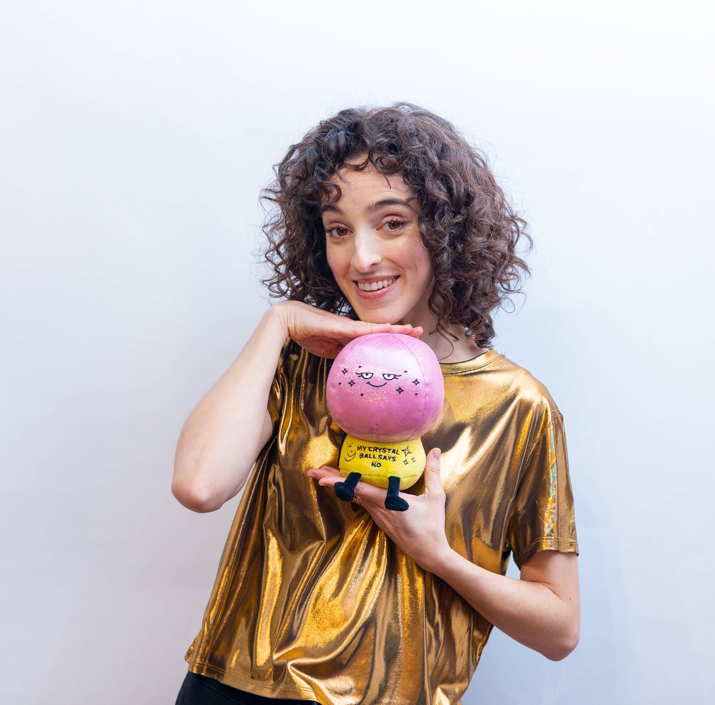 Crystal Ball Plush "My Crystal Ball Says No"