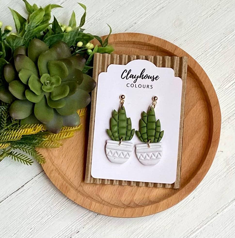 Plant Earrings - Doodlations Coffee Bar & Boutique
