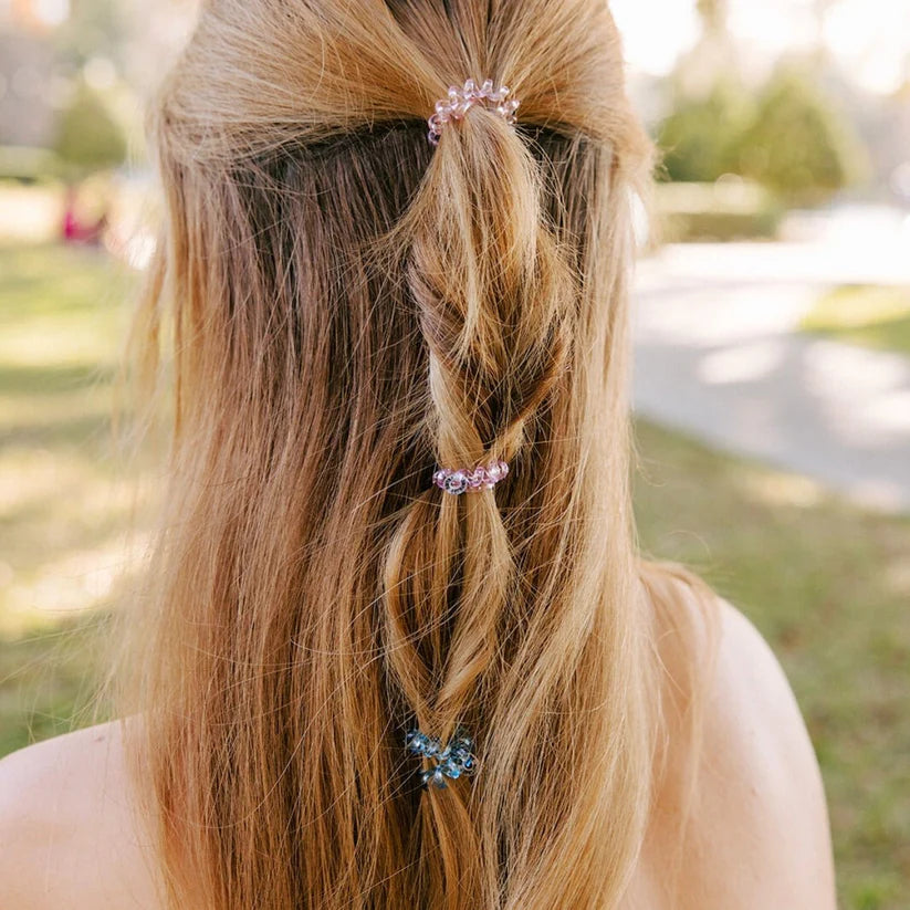 Spiral Hair Coils | Sea Glass | Tiny