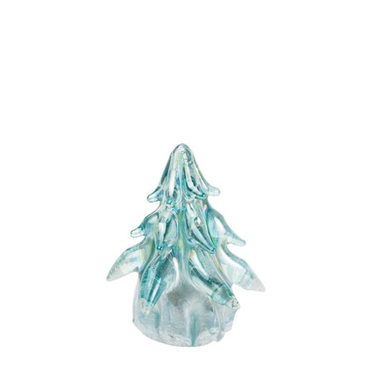 Icy Blue Glass Tree Christmas