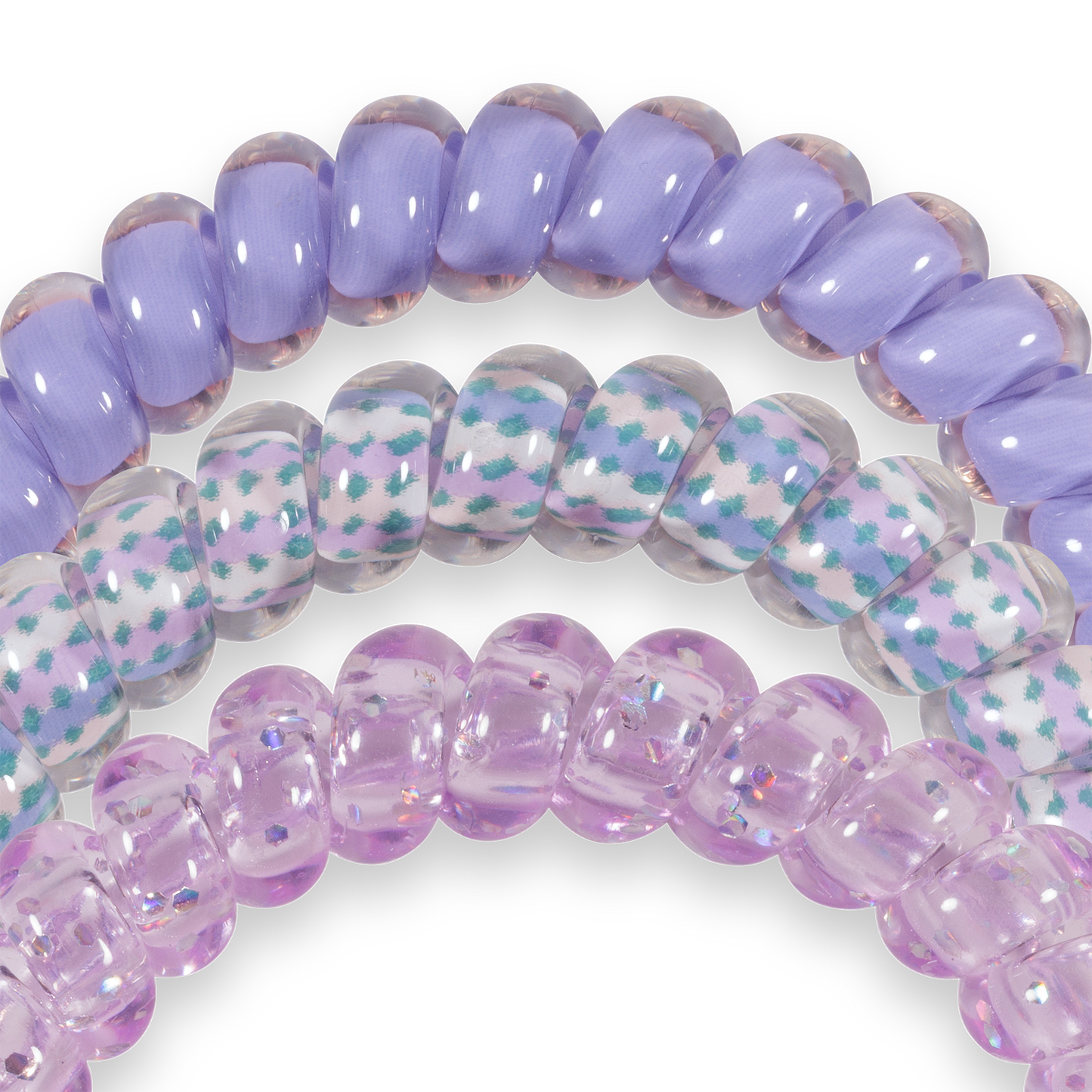 Spiral Hair Coils | Small | Lavender Mist