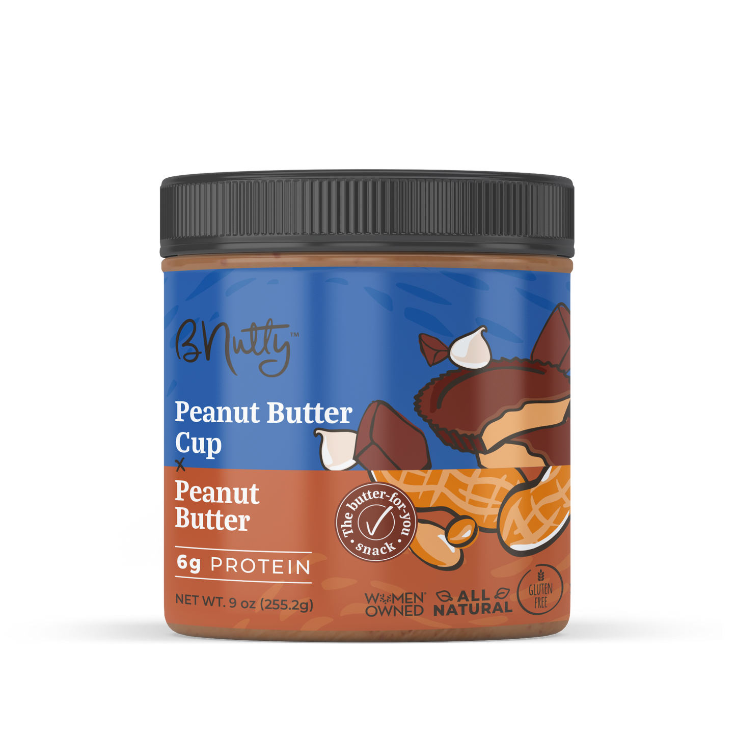 Peanut Butter Cup BNutty Peanut Butter- 9oz