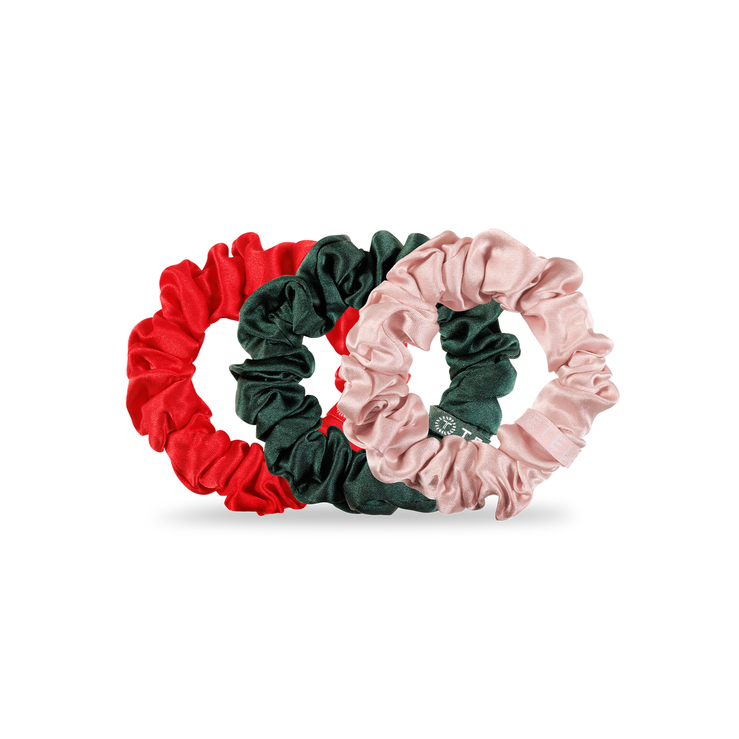 Silk Hair Scrunchie | Large | Poinsettia