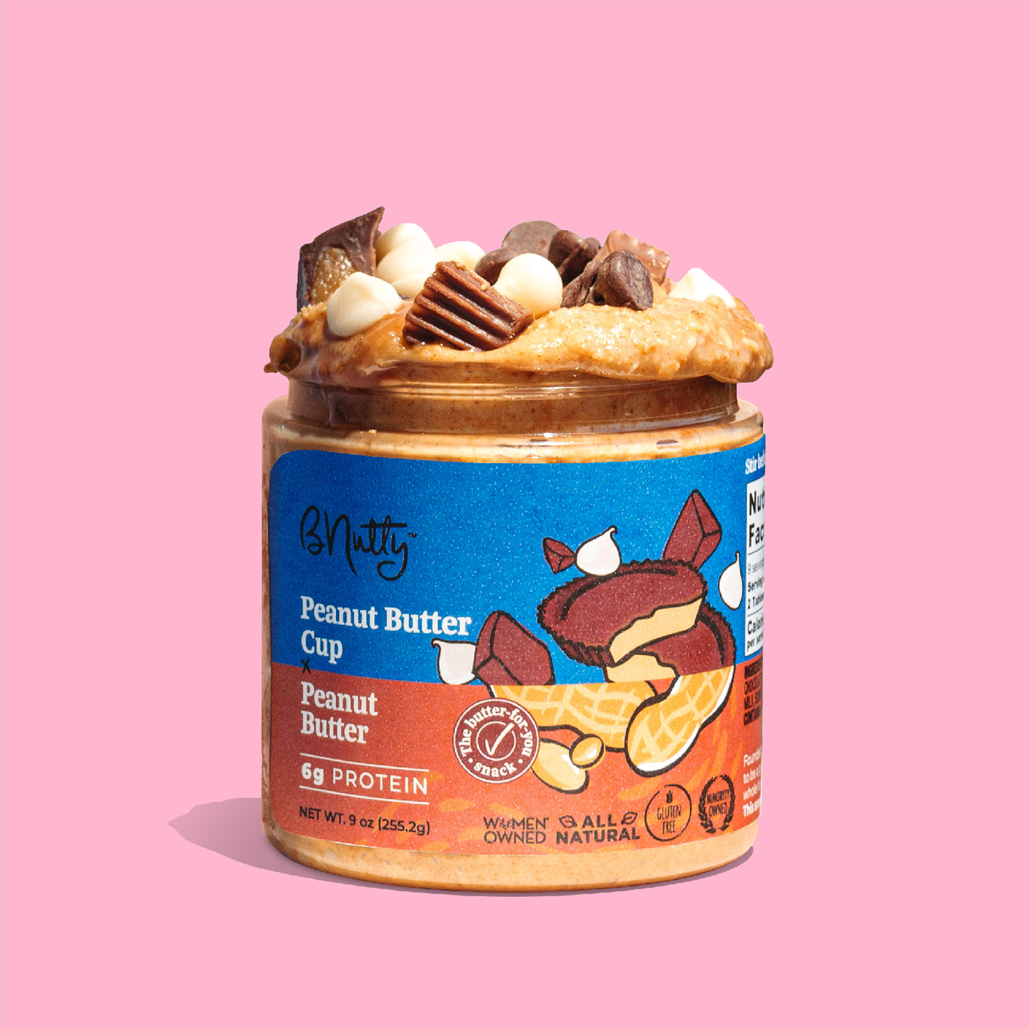 Peanut Butter Cup BNutty Peanut Butter- 9oz
