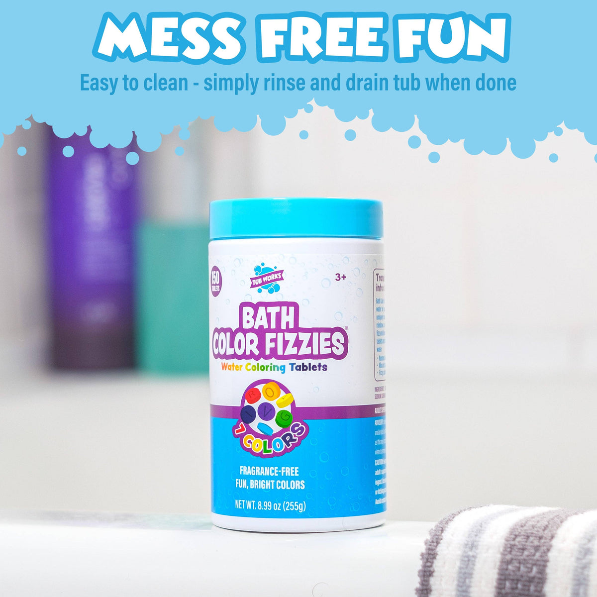 Tub Works® Bath Color Fizzies™ | 150 Count