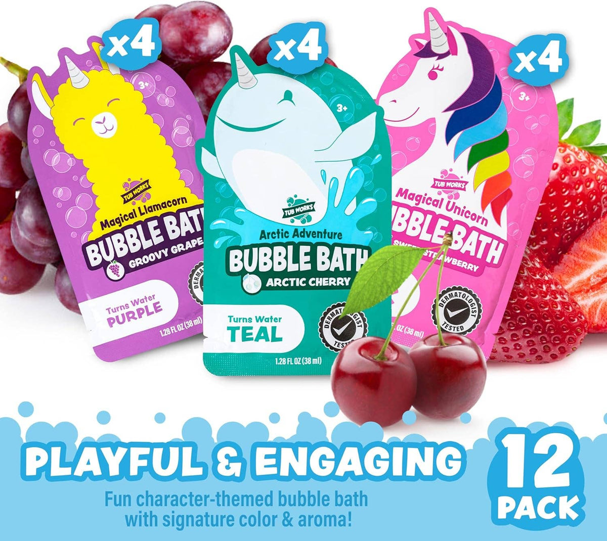 Tub Works® Magical Kids Bubble Bath - Options Available