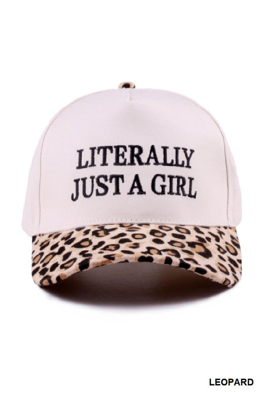 Literally Just A Girl Hat