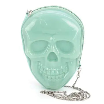 Glow In the Dark Skull Head Crossbody Bag