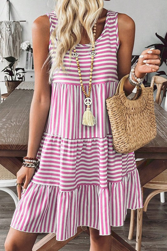 striped summer dress