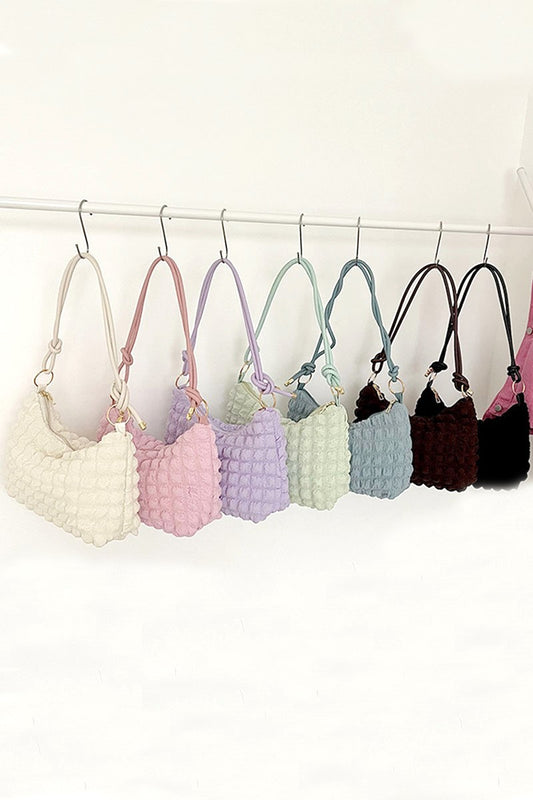 Cloud Puffy Pleated Crossbody Shoulder Bag