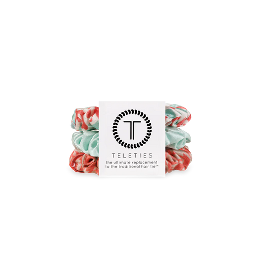 Calming Coral Silk Scrunchies