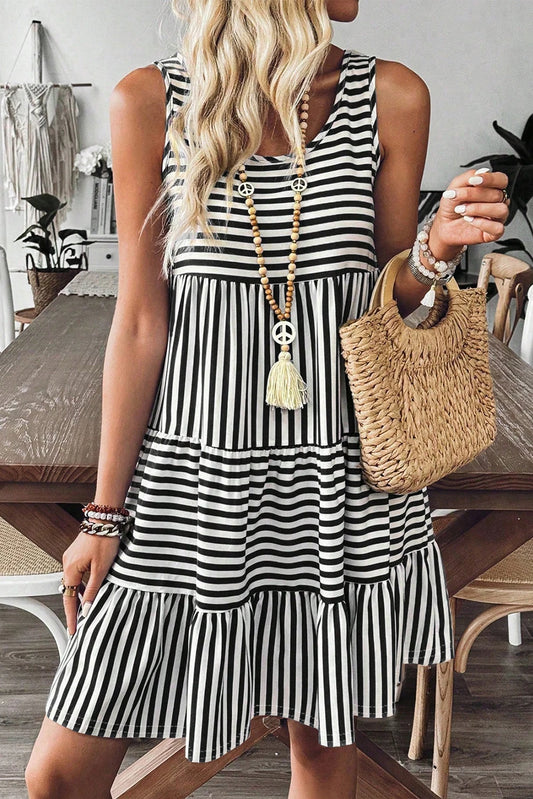 striped dress