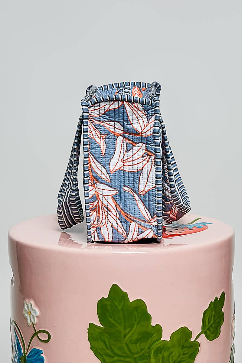 Essentials Mini Quilted Fabric Cube Bag