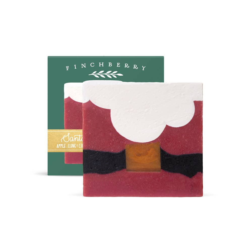 Santa Stocking Stuffer Vegan-Friendly Holiday Soap