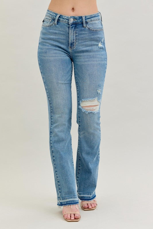 Judy Blue Mr Destroy & Released Hem Bootcut